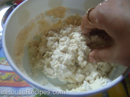 Pizza - add water gradually to knead dough